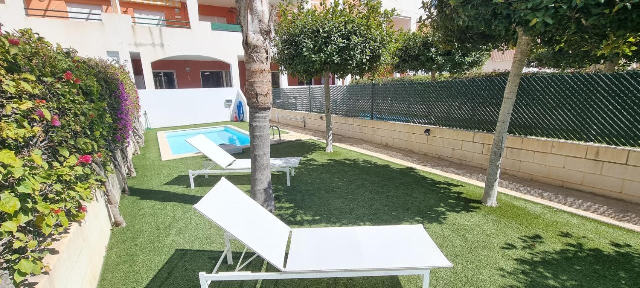 Apartamentos Paraiso Vera Playa: Beachfront Garden Retreat with Private Pool Playas de Vera Exterior photo